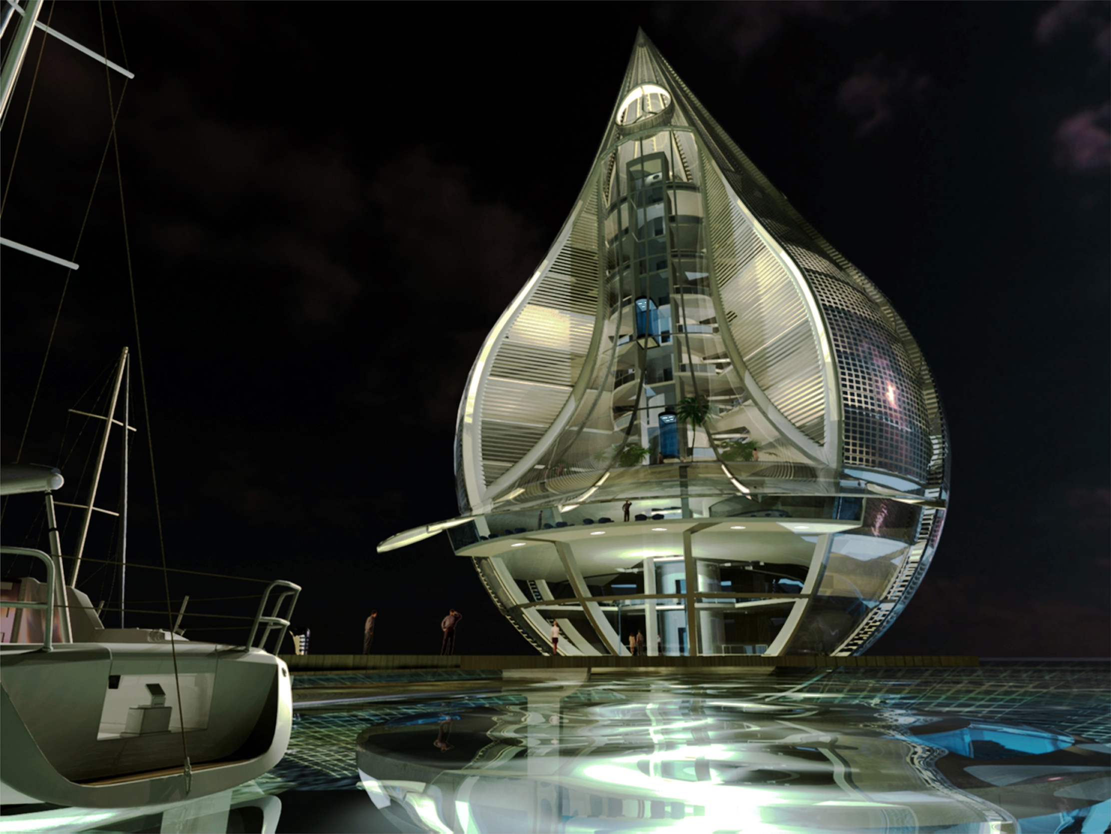 Water Ecocybernetic Building